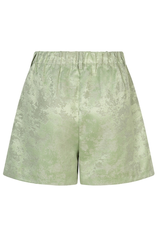 Lofty Manner groene dames korte broek | Achteraanzicht