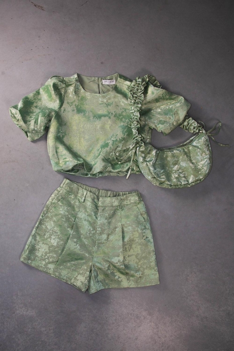 Lofty Manner groene dames korte broek | Unique Selling Point