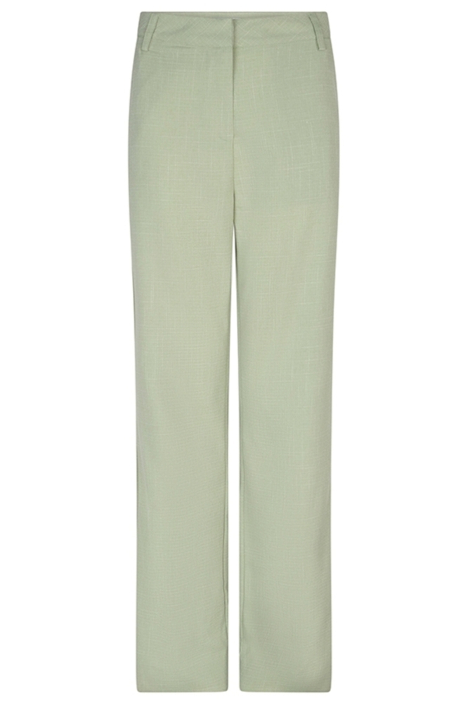 Lofty Manner groene dames broek | Vooraanzicht