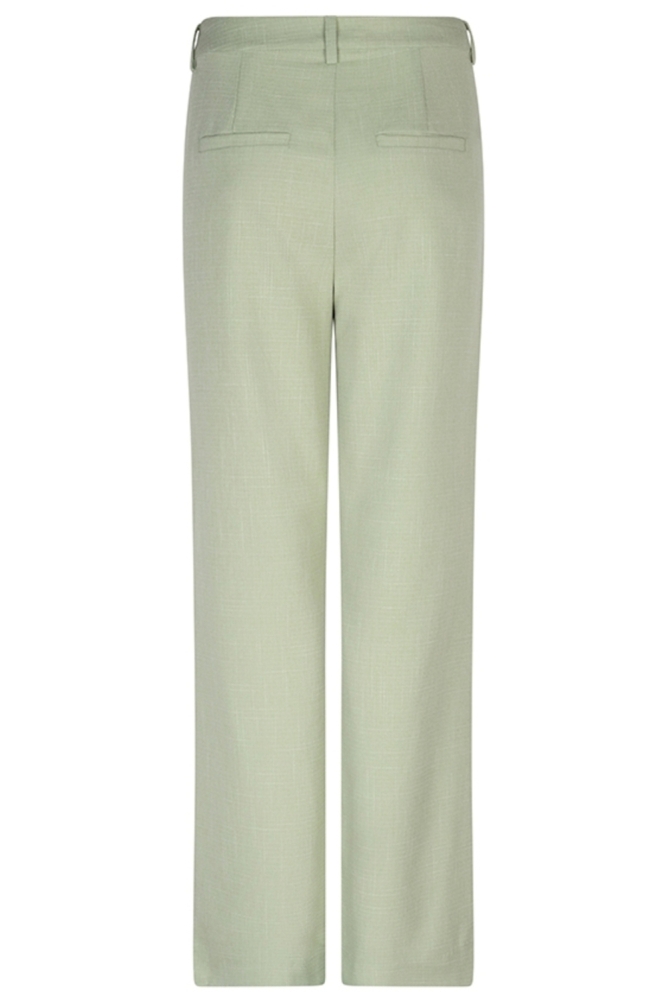 Lofty Manner groene dames broek | Achteraanzicht