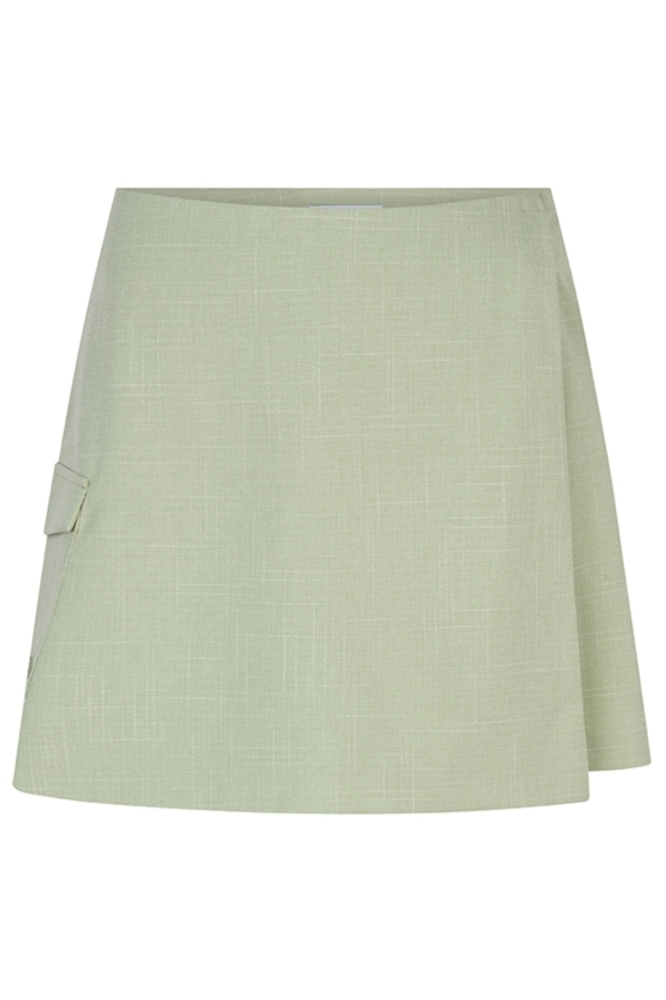 Lofty Manner groene dames korte broek | Vooraanzicht