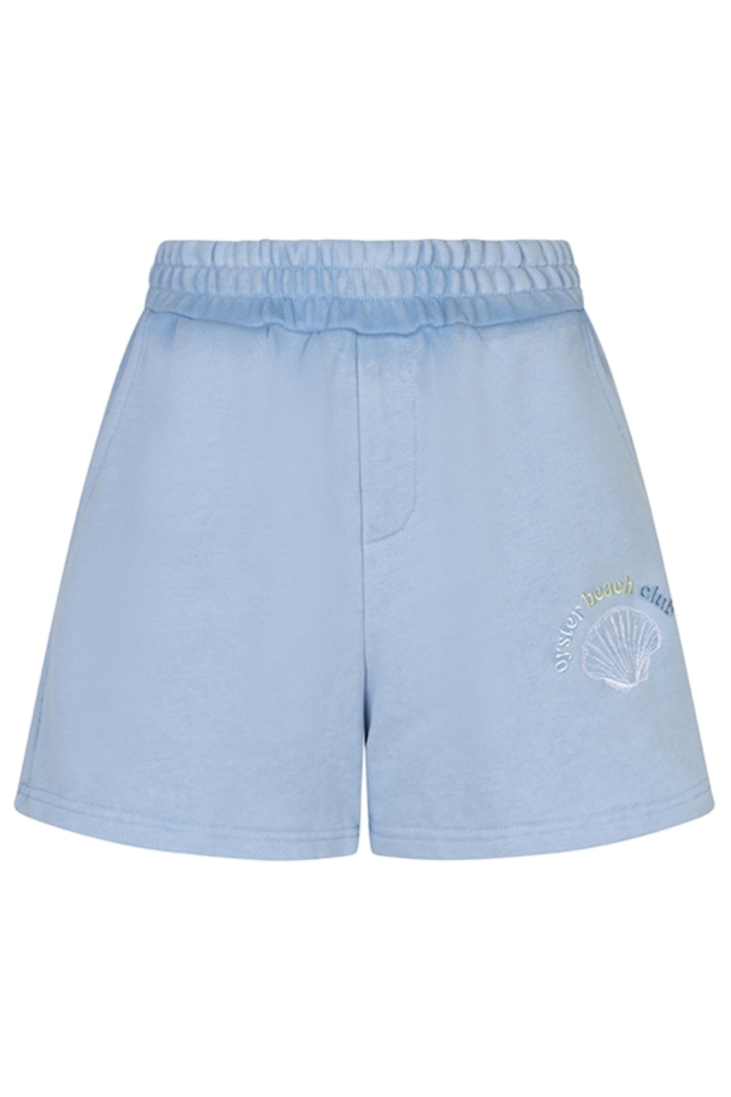 Lofty Manner blauwe dames korte broek | Vooraanzicht