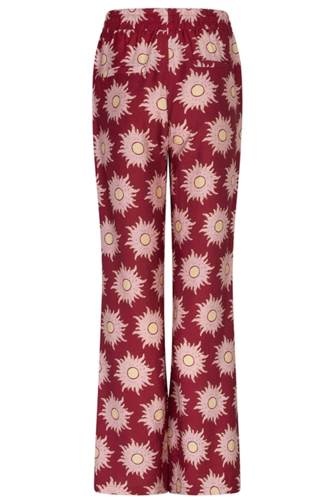 Lofty Manner roze dames broek | Achteraanzicht