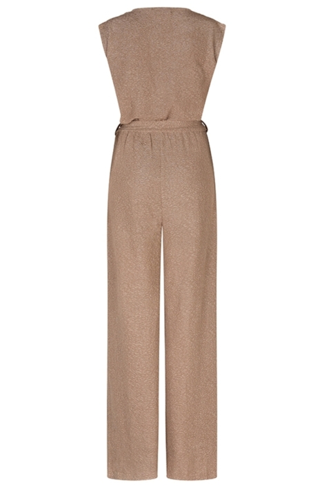 Lofty Manner gouden dames jumpsuit | Achteraanzicht