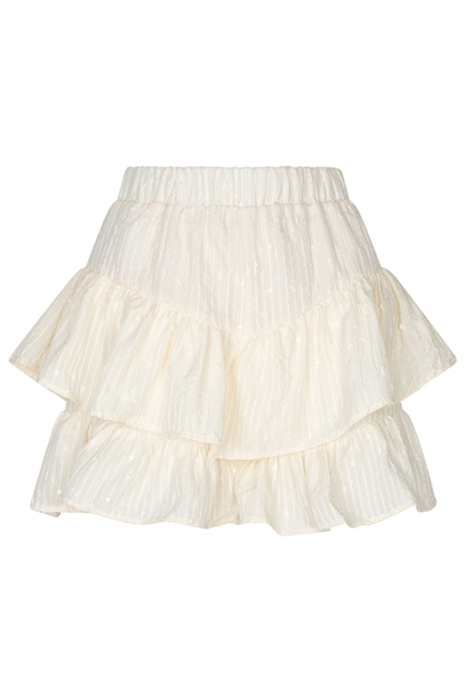 Lofty Manner beige dames rok | Achteraanzicht