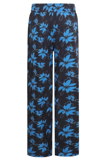 Fluresk LYDIA PANTS 25WQF02 001610 BLACK/BRIGHT BLUE