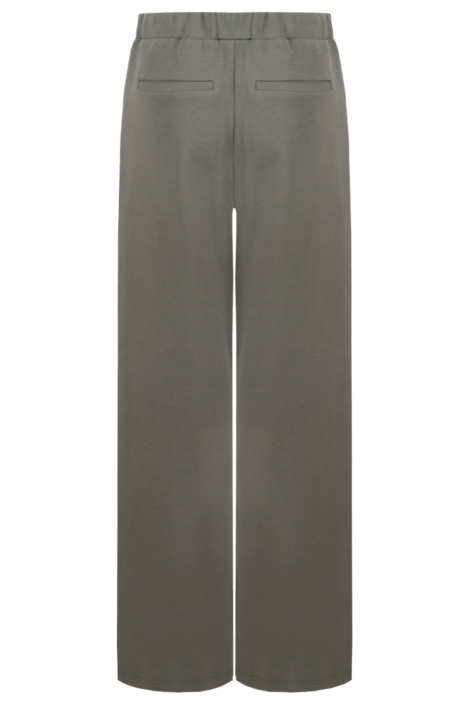 Fluresk bruine dames broek | Achteraanzicht