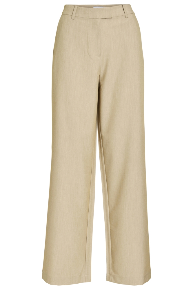 Vila beige dames broek | Vooraanzicht