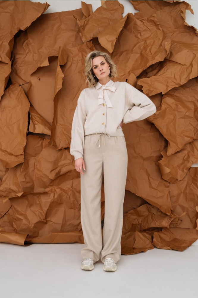 Zizo beige dames broek | Model