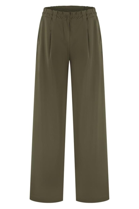 Lady Day groene dames broek | Vooraanzicht