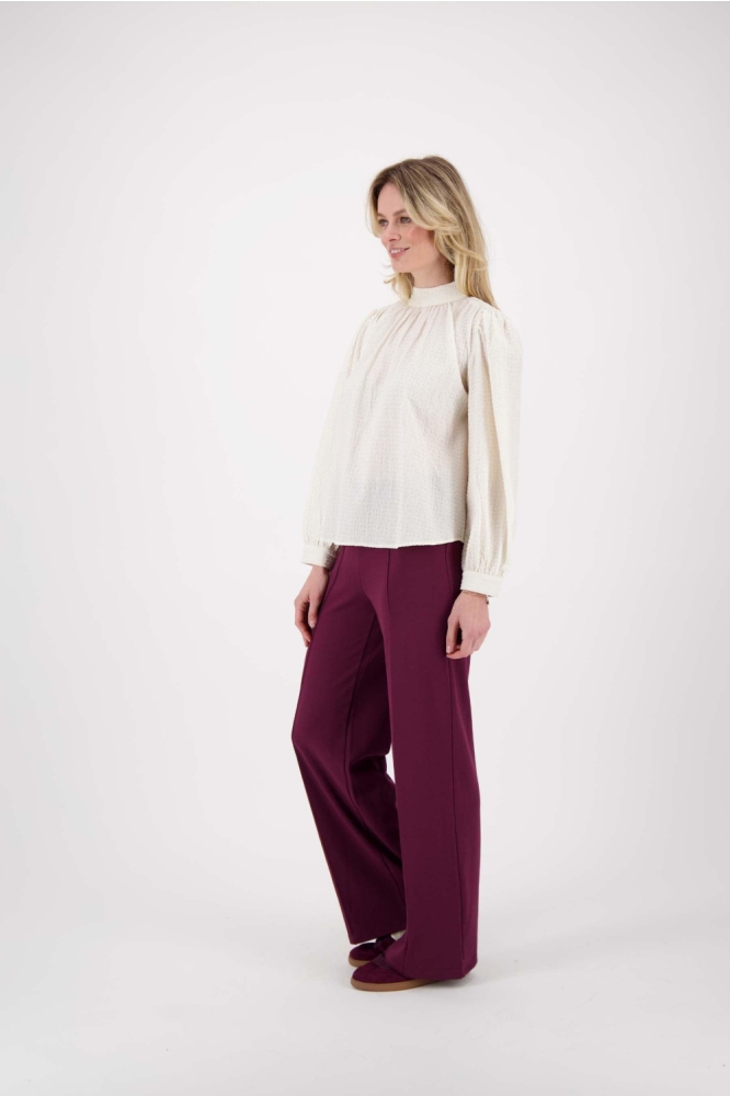 Zusss bordeaux dames broek | Model