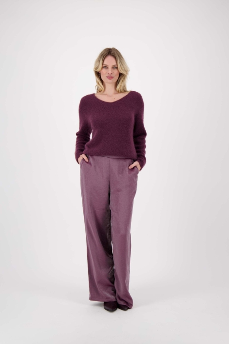 Zusss paarse dames broek | Model