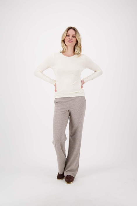 Zusss beige dames broek | Model
