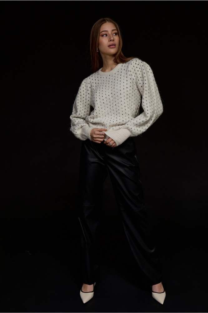 Minus zwarte dames broek | Model