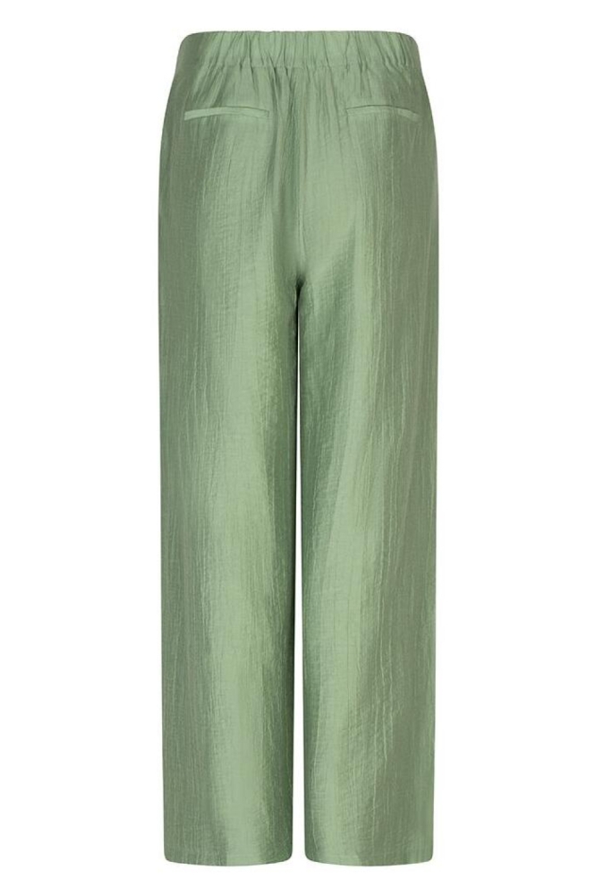 EsQualo groene dames broek | Achteraanzicht