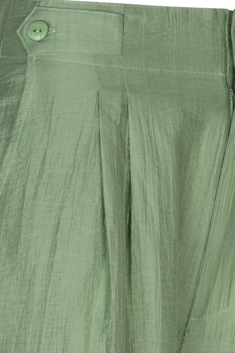EsQualo groene dames broek | Close up