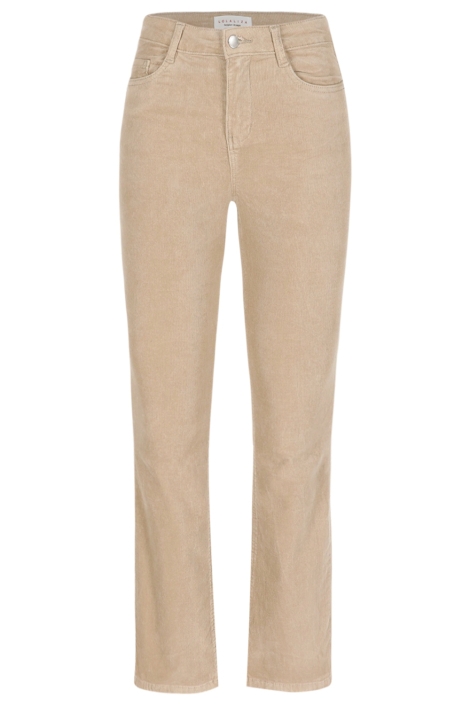 LolaLiza beige dames broek | Vooraanzicht
