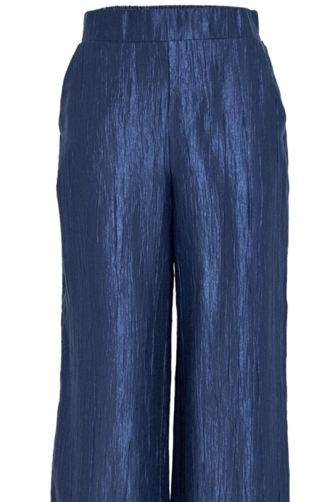 Peppercorn blauwe dames broek | Close up