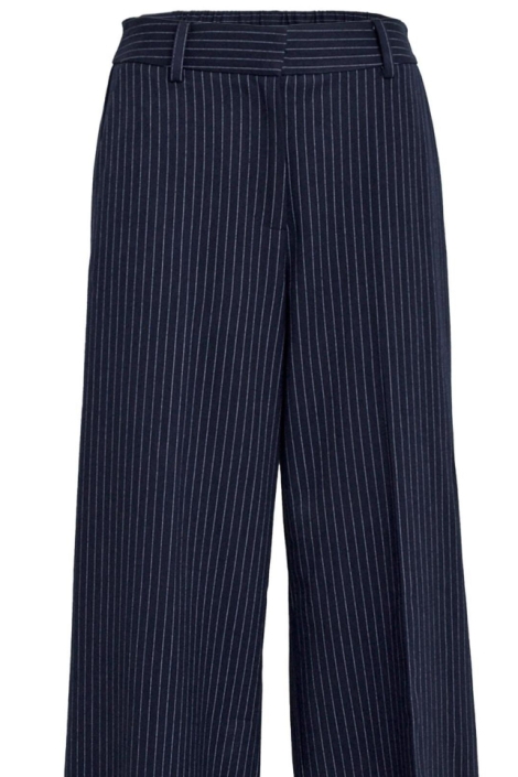 Minus blauwe dames broek | Close up