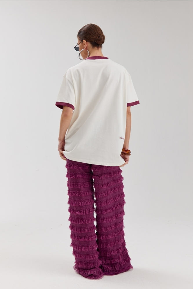 Harper & Yve paarse dames broek | Model