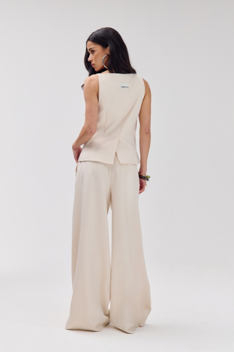 Harper & Yve ecru dames broek | Model