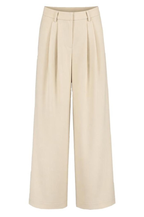 Harper & Yve ecru dames broek | Vooraanzicht