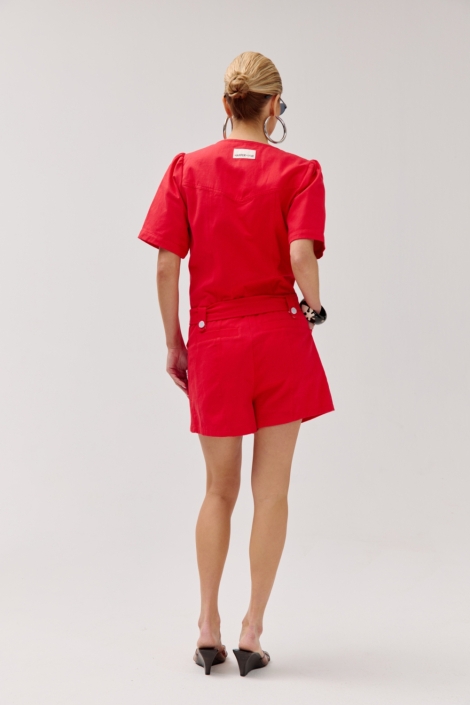 Harper & Yve rode dames jumpsuit | Model