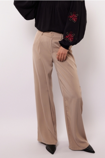 Fluresk Broek ZAIRA PANTS 25WZF13 415 WARM TAUPE