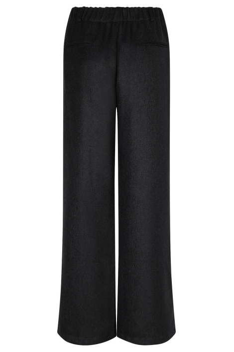 Ydence zwarte dames broek | Achteraanzicht