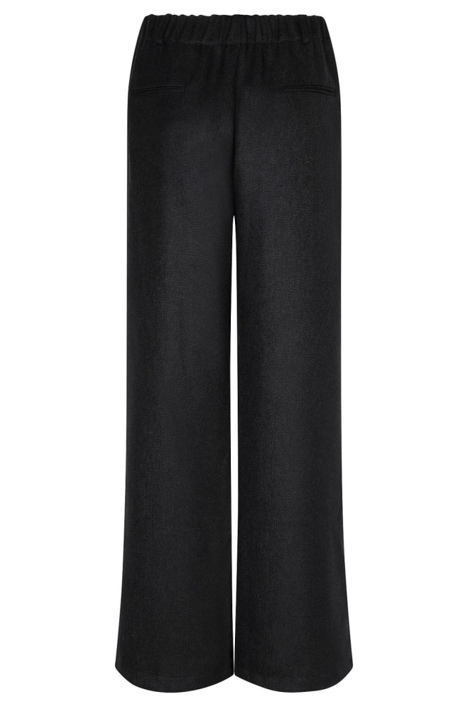 Ydence zwarte dames broek | Achteraanzicht