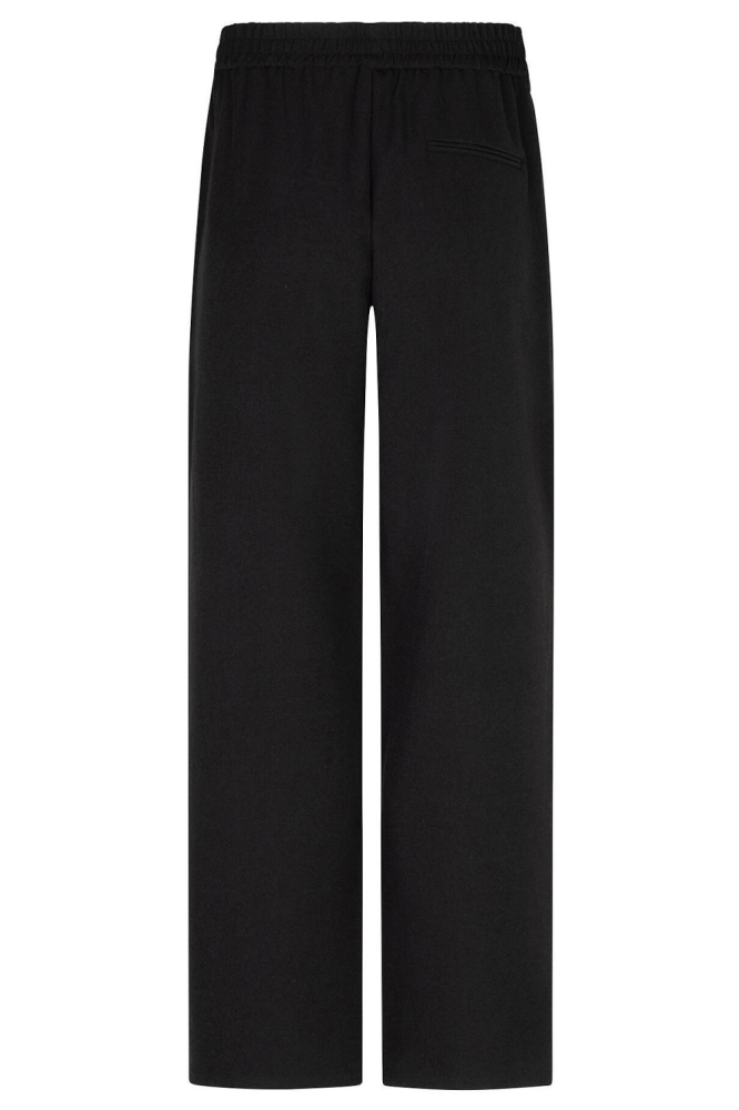 Ydence zwarte dames broek | Achteraanzicht