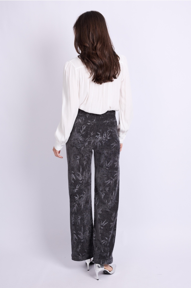 C&S The Label grijze dames broek | Model