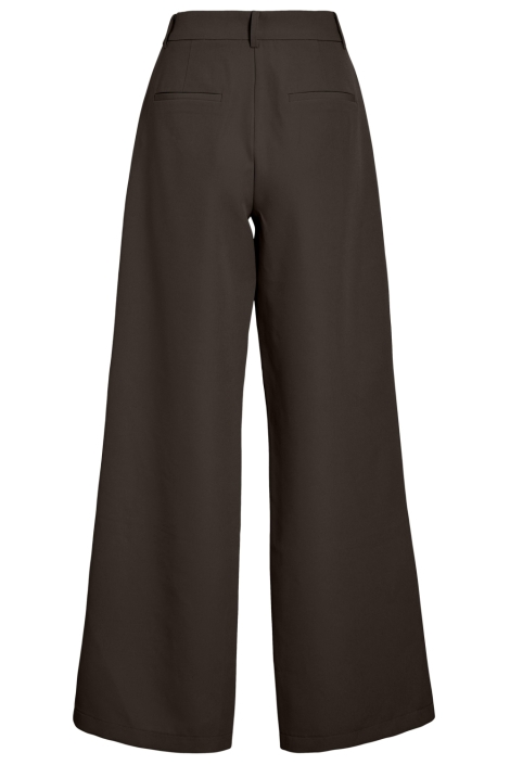 Vila bruine dames broek | Achteraanzicht