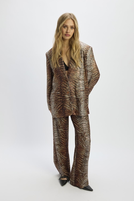 Refined Department camel dames broek | Model