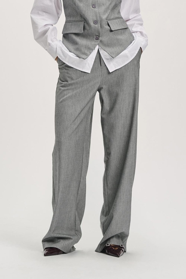 Refined Department WOVEN RELAXED PANTS KALEA R2511195845 997 LIGHT GREY