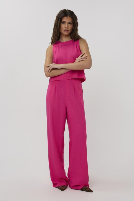 Studio Amaya roze dames broek | Model