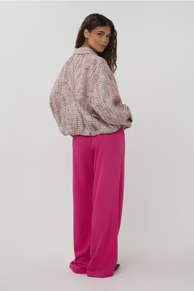 Studio Amaya roze dames broek | Model