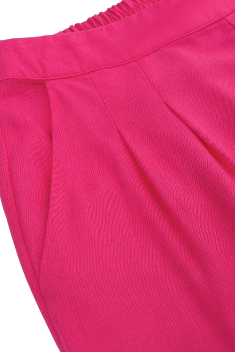 Studio Amaya roze dames broek | Close up