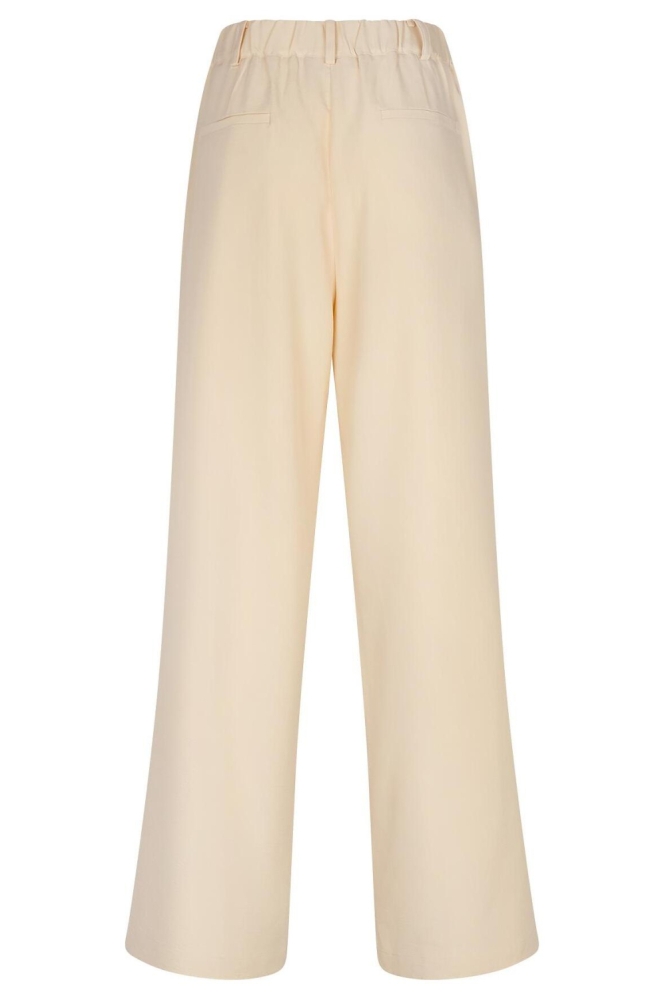 Studio Amaya gele dames broek | Achteraanzicht