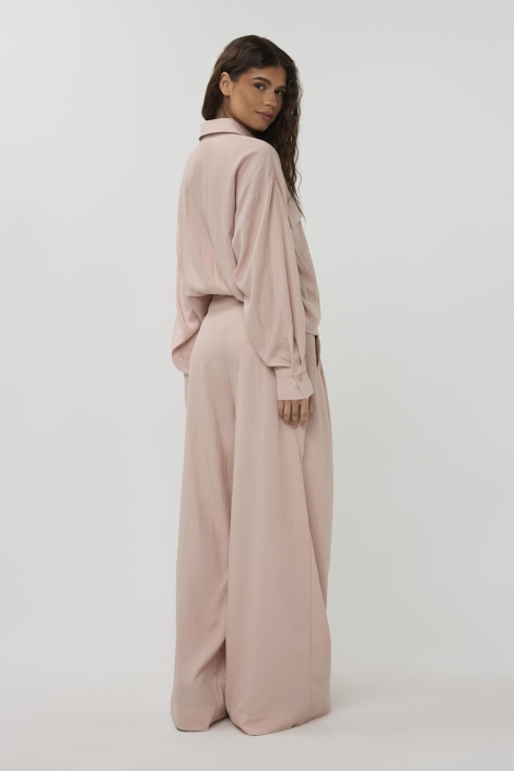 Studio Amaya roze dames broek | Model