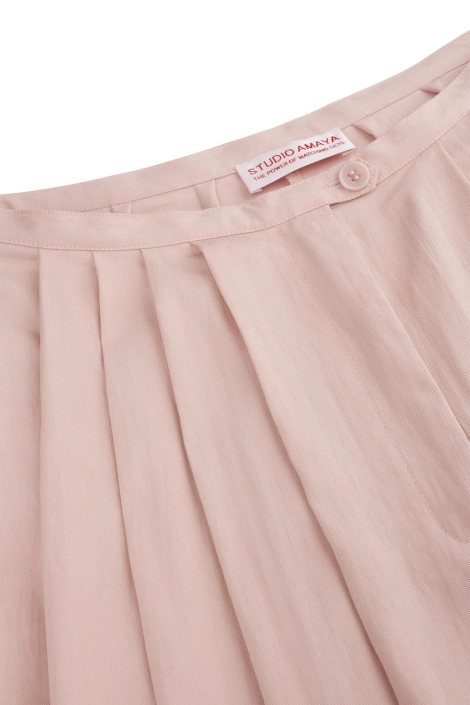 Studio Amaya roze dames broek | Kleurstaal