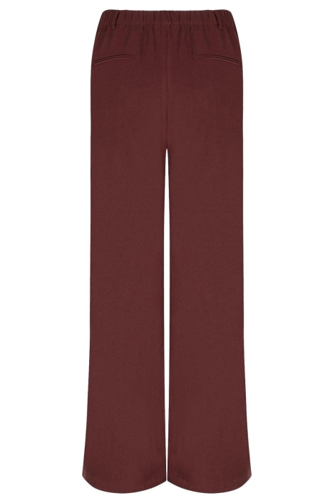 Ydence bruine dames broek | Achteraanzicht