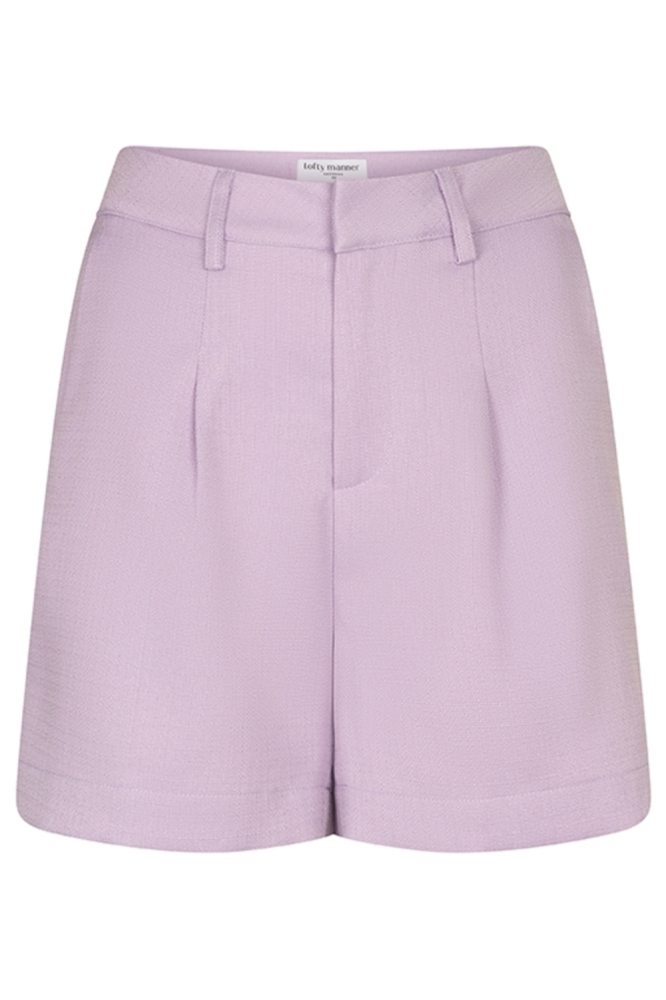 Lofty Manner paarse dames korte broek | Vooraanzicht