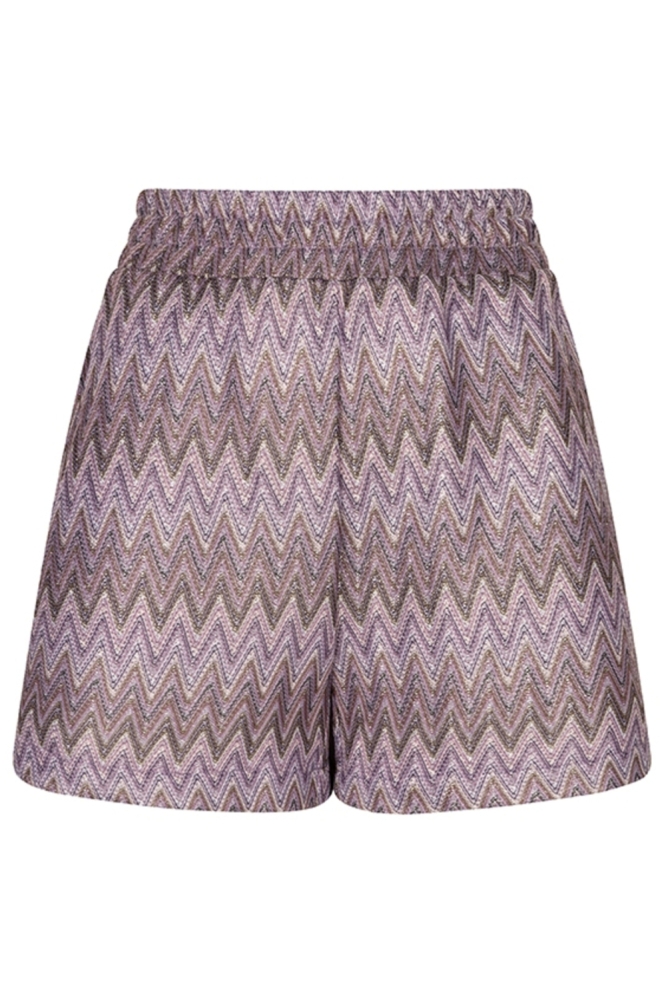 Lofty Manner paarse dames korte broek | Vooraanzicht