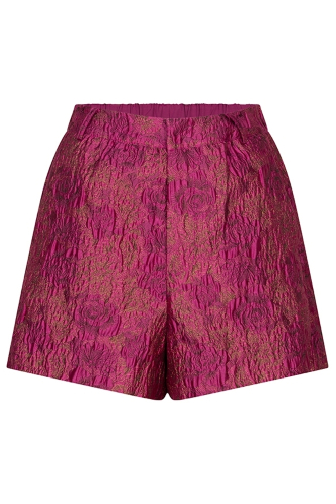 Lofty Manner paarse dames korte broek | Vooraanzicht