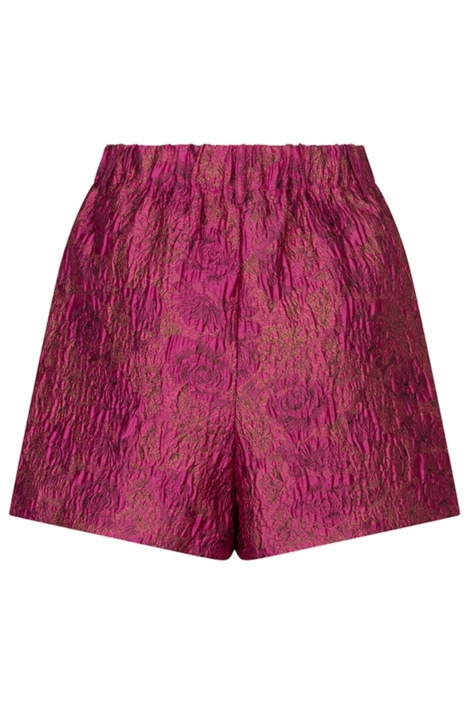 Lofty Manner paarse dames korte broek | Achteraanzicht