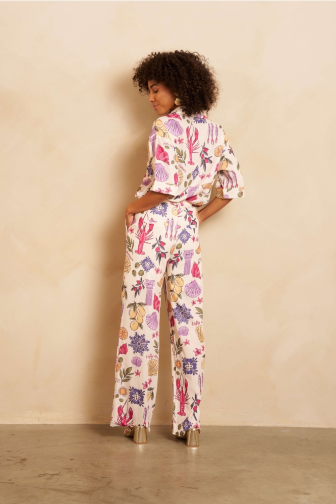 Lofty Manner beige dames broek | Model