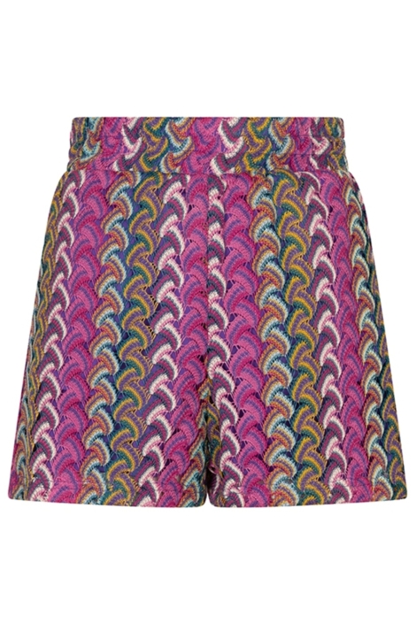 Lofty Manner paarse dames korte broek | Vooraanzicht