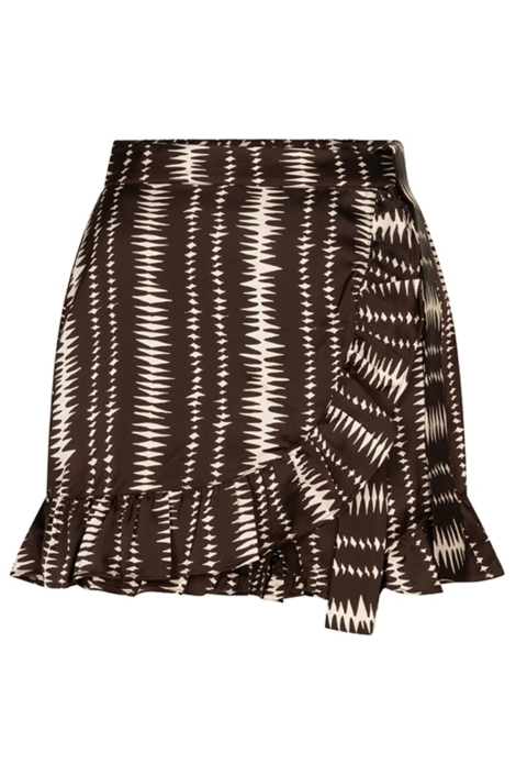 Lofty Manner bruine dames korte broek | Vooraanzicht