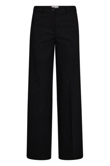 Freequent Broek FQRENO PANTS 207060 BLACK W. BLACK